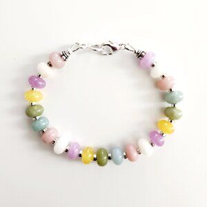 BRACELET MELTING MOMENTS MULTI GEMSTONE --7" INCHES
